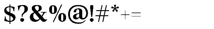 Lubea Serif Sf Lubea Serif Semi Bold Font OTHER CHARS