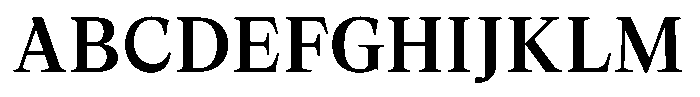 Lubea Serif Sf Lubea Serif Semi Bold Font UPPERCASE