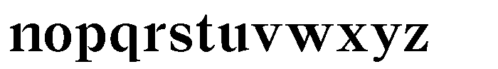 Lubea Serif Sf Lubea Serif Semi Bold Font LOWERCASE