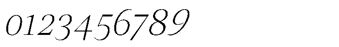 Lubea Serif Sf Lubea Serif Thin Italic Font OTHER CHARS