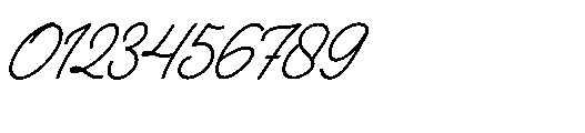 Lubiedo Italic Font OTHER CHARS