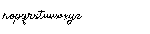Lubiedo Regular Font LOWERCASE