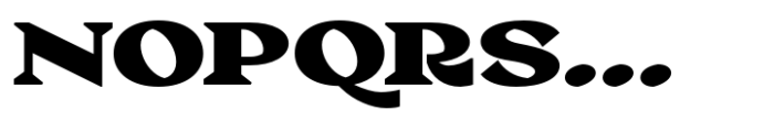 Lucaria Black Font UPPERCASE