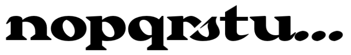 Lucaria Black Font LOWERCASE