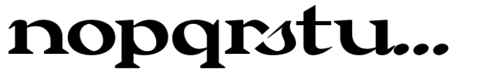 Lucaria Bold Font LOWERCASE