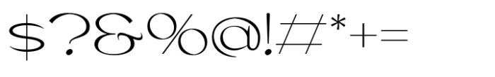 Lucaria Light Font OTHER CHARS