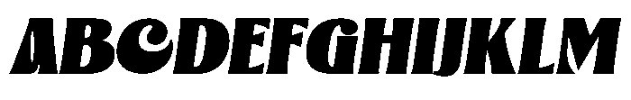 Lucentia Italic Font UPPERCASE