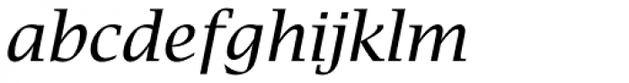 Lucida Bright EF Italic Font LOWERCASE