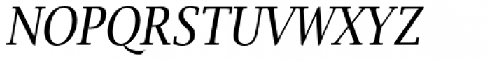 Lucida Bright Narrow Italic Font UPPERCASE