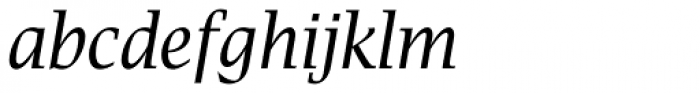 Lucida Bright Narrow Italic Font LOWERCASE