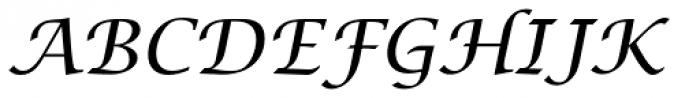 Lucida Calligraphy EF Font UPPERCASE