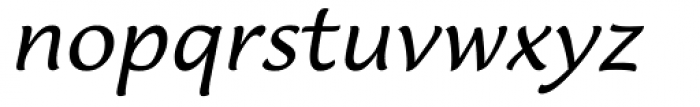 Lucida Casual Italic Font LOWERCASE