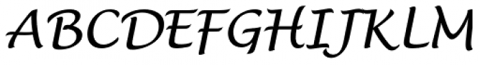 Lucida Handwriting EF Font UPPERCASE