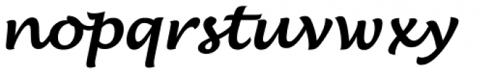 Lucida Handwriting Std Bold Font LOWERCASE