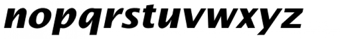 Lucida Sans EF Bold Italic Font LOWERCASE