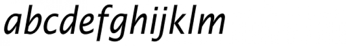 Lucida Sans Narrow Italic Font LOWERCASE