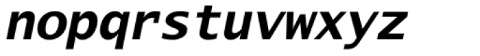 Lucida Sans Type EF Bold Obl Font LOWERCASE