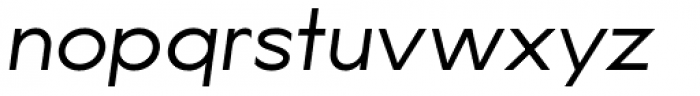 Lucifer Sans Expanded Light Italic Font LOWERCASE
