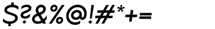 Lucifer Sans Expanded Regular Italic Font OTHER CHARS