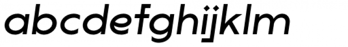 Lucifer Sans Expanded Regular Italic Font LOWERCASE