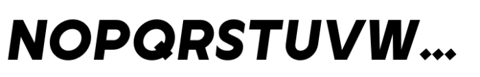 Lucifer Sans ExtraBold Italic Font UPPERCASE