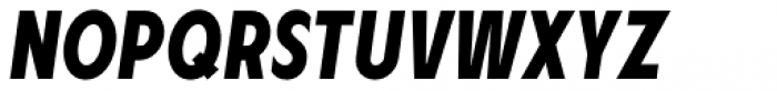 Lucifer Sans ExtraCondensed Bold Italic Font UPPERCASE