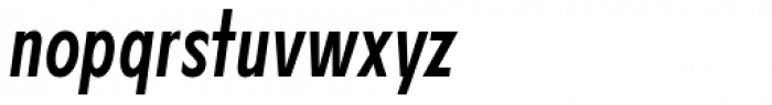 Lucifer Sans ExtraCondensed Regular Italic Font LOWERCASE