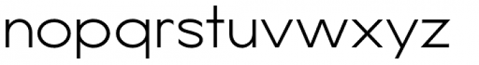 Lucifer Sans ExtraExpanded ExtraLight Font LOWERCASE