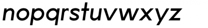 Lucifer Sans Regular Italic Font LOWERCASE