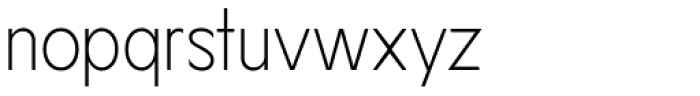 Lucifer Sans SemiCondensed Thin Font LOWERCASE
