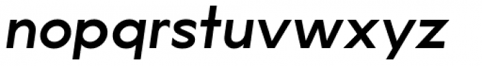 Lucifer Sans SemiExpanded Medium Italic Font LOWERCASE