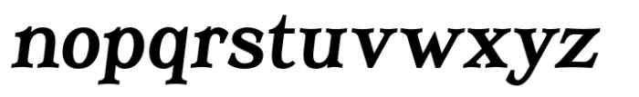 Luciferum Black Italic Font LOWERCASE