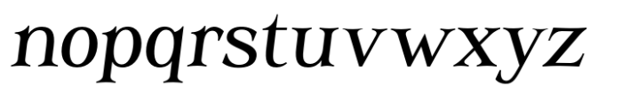 Luciferum Medium Italic Font LOWERCASE