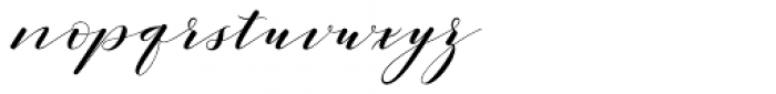 Lucinda Script Regular Font LOWERCASE