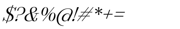 Lucius Book Italic Font OTHER CHARS
