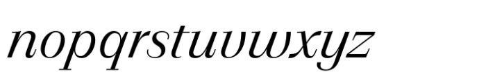Lucius Book Italic Font LOWERCASE