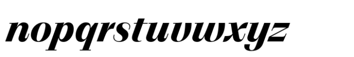 Lucius Heavy Italic Font LOWERCASE