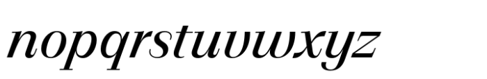 Lucius Medium Italic Font LOWERCASE