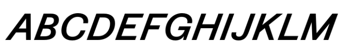 Lucius Sans Demi Italic Font UPPERCASE