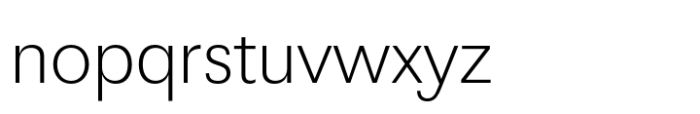 Lucius Sans Light Font LOWERCASE