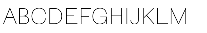 Lucius Sans Thin Font UPPERCASE