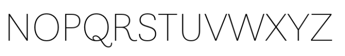 Lucius Sans Thin Font UPPERCASE