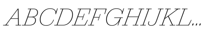Lucius Thin Italic Font UPPERCASE
