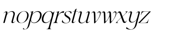 Lucky Beauty SS Italic Font LOWERCASE