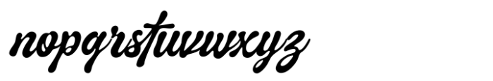 Lucky Stone Font LOWERCASE