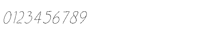 Lucylane Italic Font OTHER CHARS