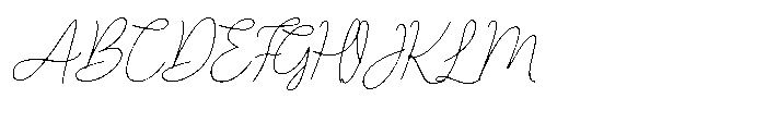 Lucylane Italic Font UPPERCASE