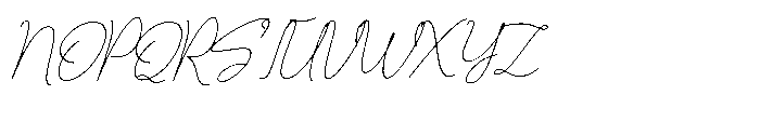 Lucylane Italic Font UPPERCASE