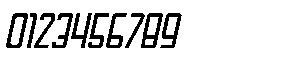 Ludane Condensed Ludane Italic Font OTHER CHARS