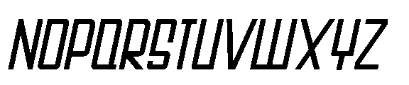 Ludane Condensed Ludane Italic Font UPPERCASE